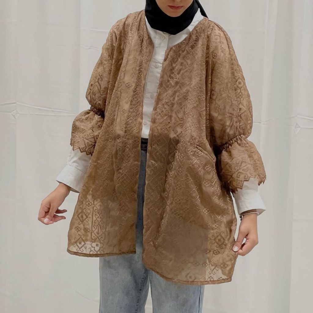 GHANIEADAY - Aztec Outer Organza I Outer Wanita I Outer Premium