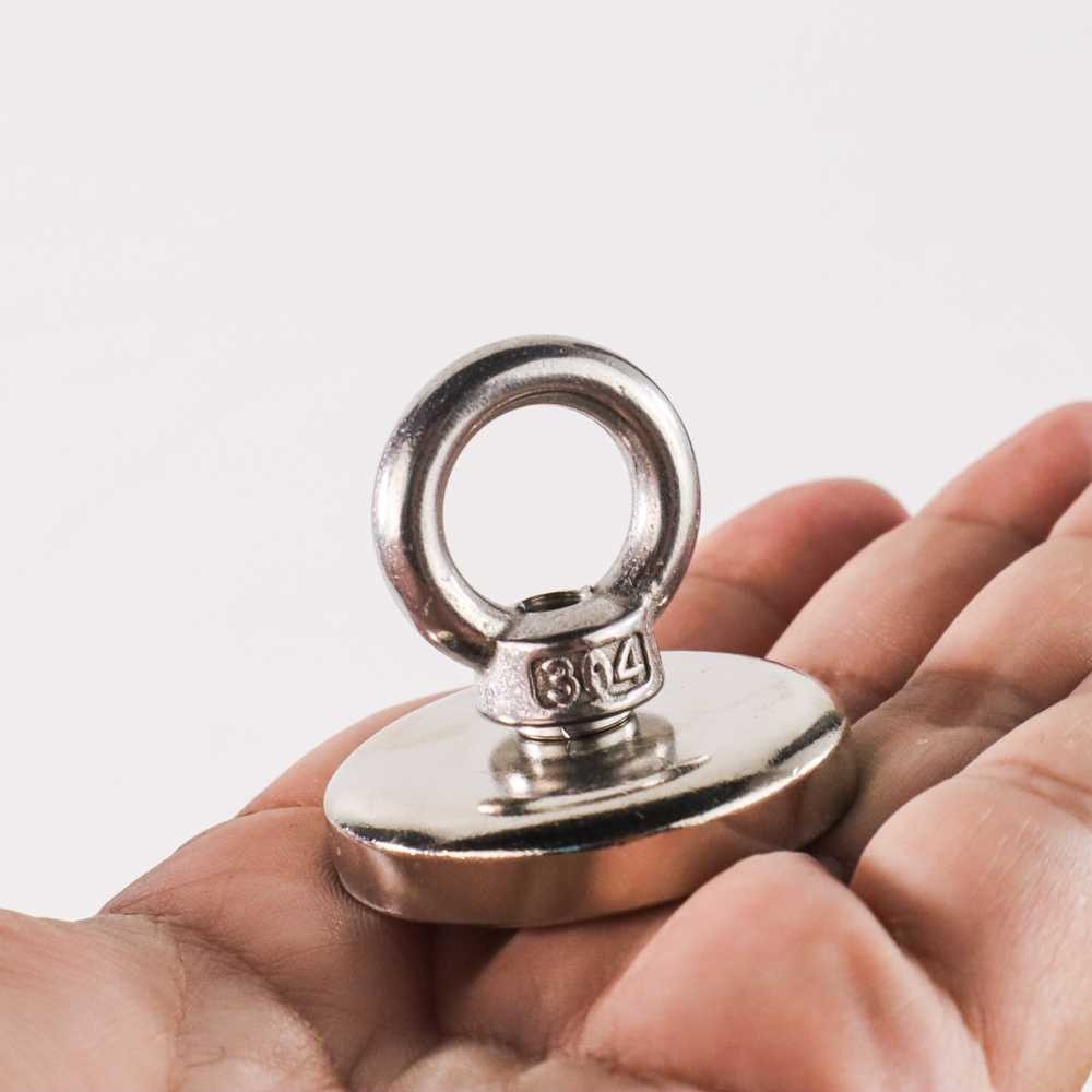 Strong Magnet Neodymium 42mm Magnet Gantungan Round Hook | Magnet Fishing Neodymium | Magnet Pancing