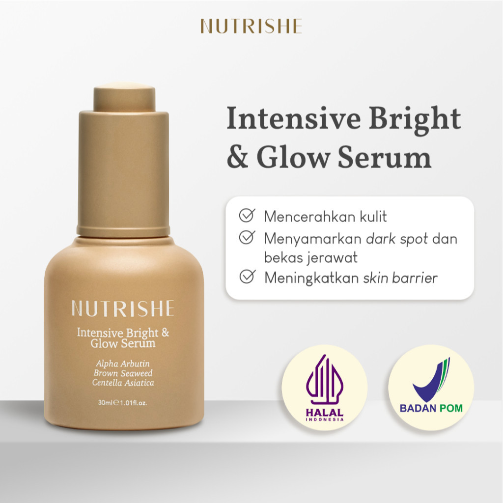 Nutrishe Intensive Bright & Glow Serum Wajah Nutrishe