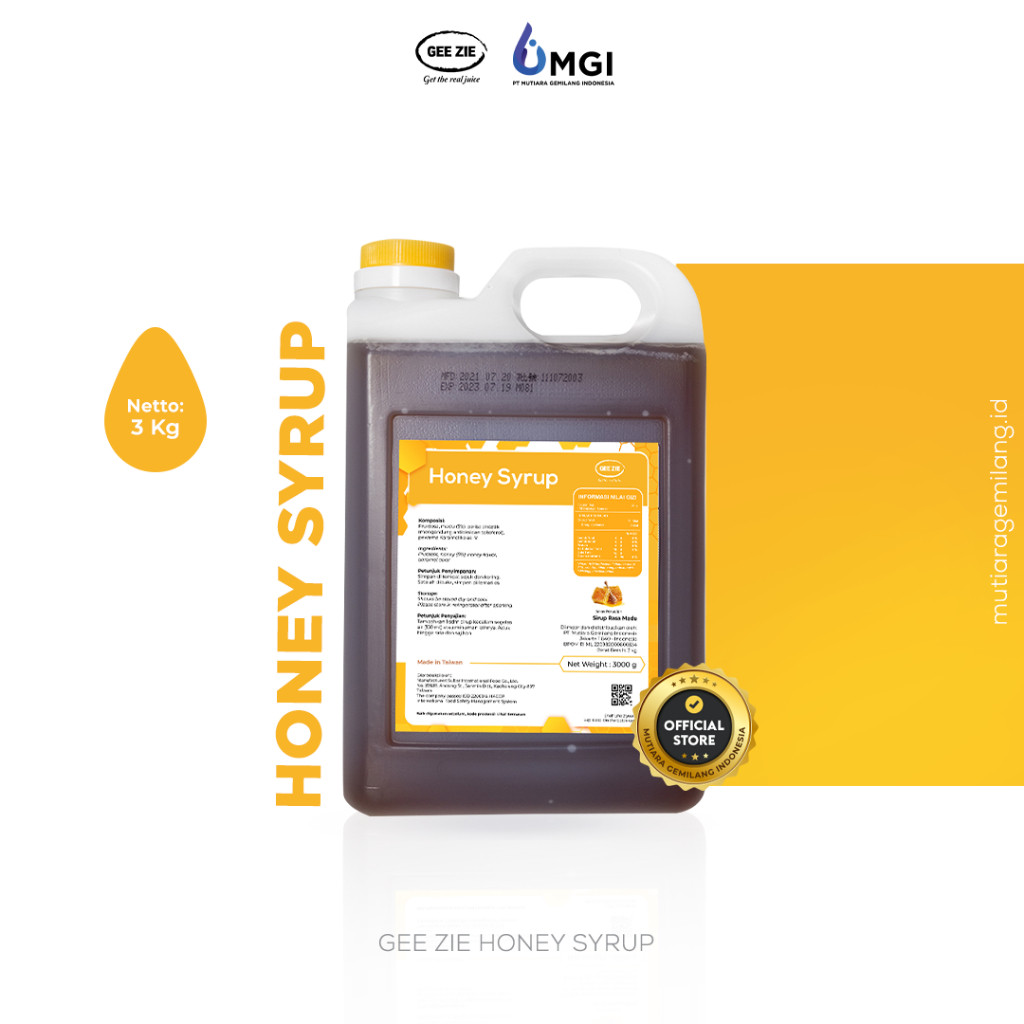 

Mutiaragemilang.id Comefood SIRUP MADU 3 KG - Mutiaragemilang.id Comefood Honey Syrup 3 Kg & Gee Zie Honey Syrup - Sirup Rasa Madu 3 Kg