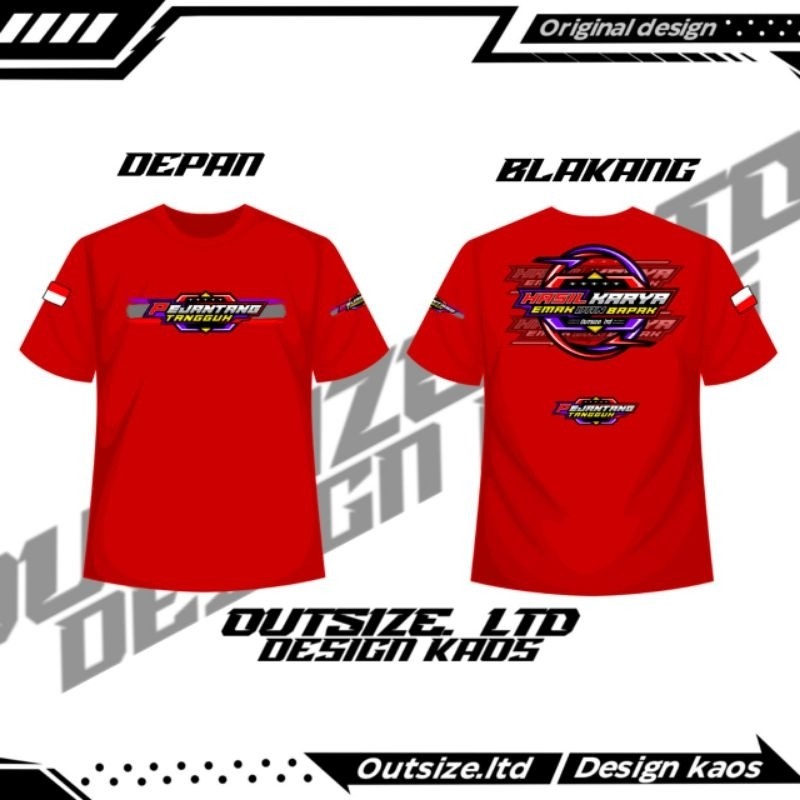 KAOS PEJANTAN TANGGUH BIGSIZE  M L XL 2XL 3XL KAOS TSHIRT PEJANTAN TANGGUH OVERISIZE