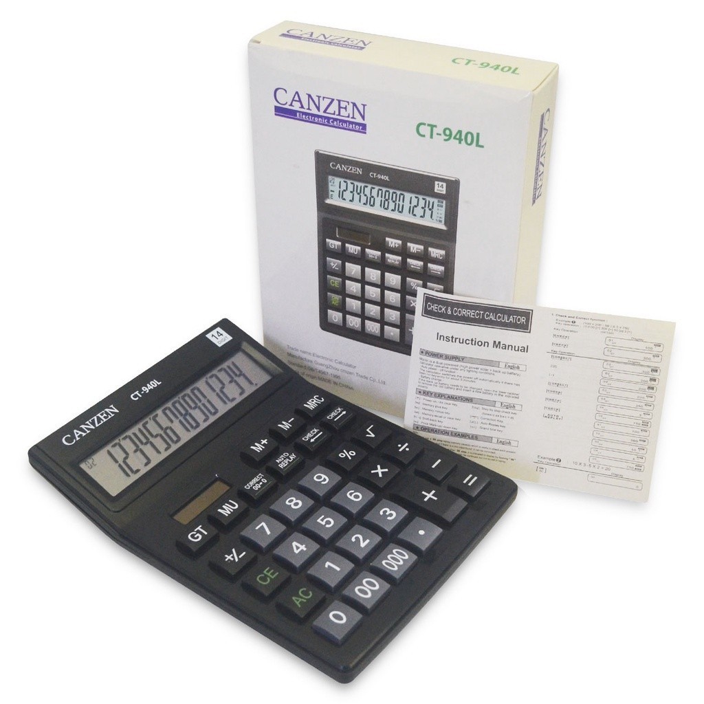 

Calculator Canzen Kalkulator CT 940L Mirip Citizen Canzen CT-940L