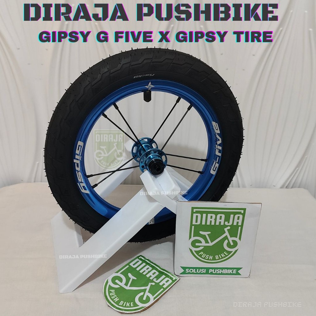 Wheelset GIPSY G FIVE Velg Pushbike Balance bike 12 inch Ban Dalam Ban Luar G Pro Gipsy