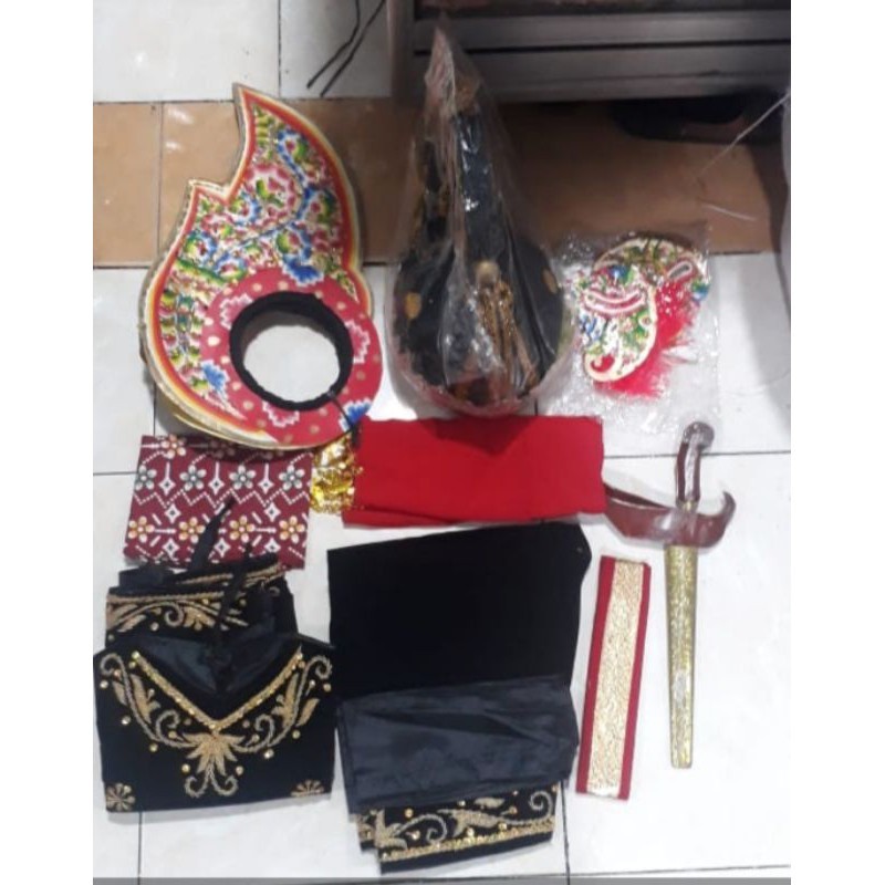 Kostum Gatotkaca Anak Usia 9 th - 12 th / SD Kelas 3 - SMP Kelas 1