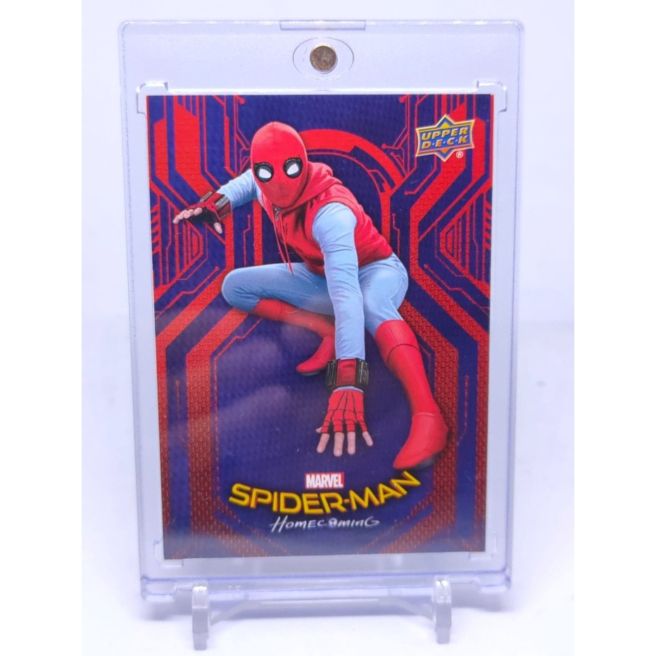 ORIGINAL Kartu Upper Deck Marvel Spider Man Spiderman Homecoming RARE