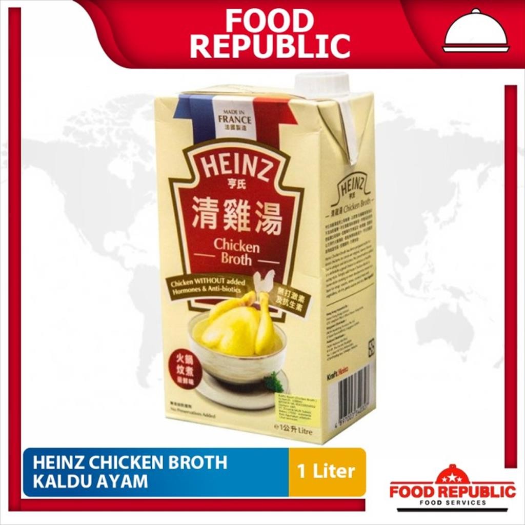 

Heinz Chicken Broth 1 Ltr Kaldu Ayam Gurih Lezat Tanpa Pengawet Halal