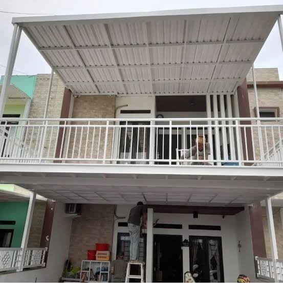 Kanopi mezanin dackplate balkon
