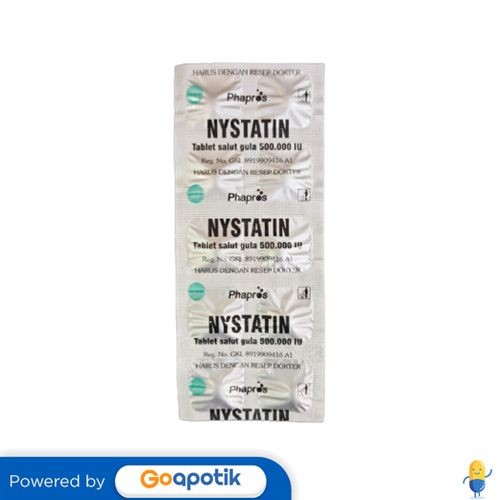 Nystatin Phapros 500000 Iu Strip 10 Tablet