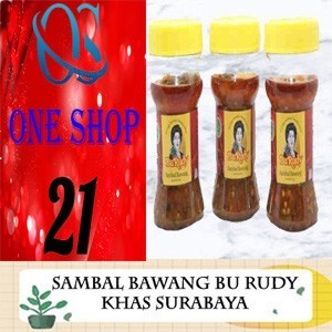 

New[Promo] Sambal Bawang Bu Rudy Khas Surabaya Tutup Kuning - sambal bawang