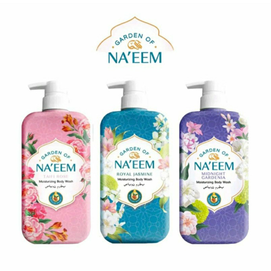 -Miss.Arum- Sabun Cair Garden Of Naeem Body Wash / Sabun Cair Naeem Body Wash 480ml