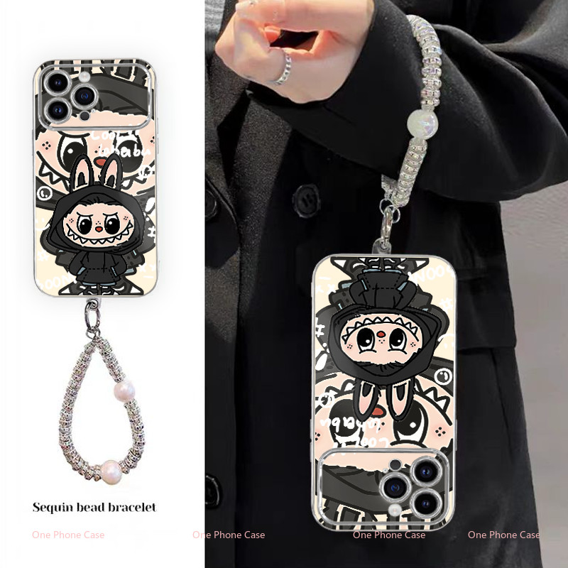 【DIY Case】Case Hp Cool Carton Labubu Untuk Apple IPhone 15 14 13 12 11pro Xsmax Xr Xs X 78plus Case 