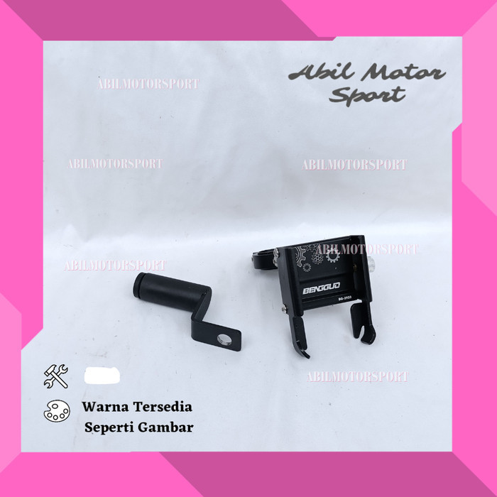 PAKET HOLDER GPS HP NMAX AEROX LEXI VARIO BEAT SCOOPY REVO SUPRA SPION PHONE HOLDER BG ALUMUNIUM STA