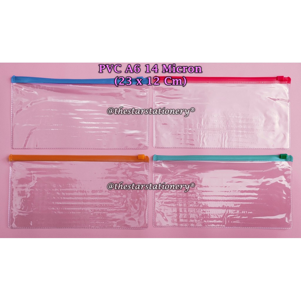 

(1 Biji) Map Resleting PVC 23*12 Cm / Document Bag GXIMP PVC Resleting / Pouch Multifungsi Polos