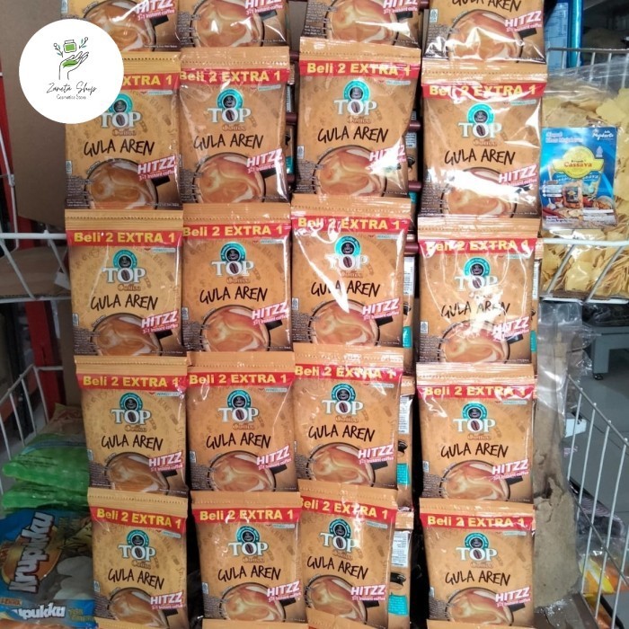 

3 RENTENG 45 SACHET TOP COFFEE KOPI GULA AREN PAKET HEMAT MURAH