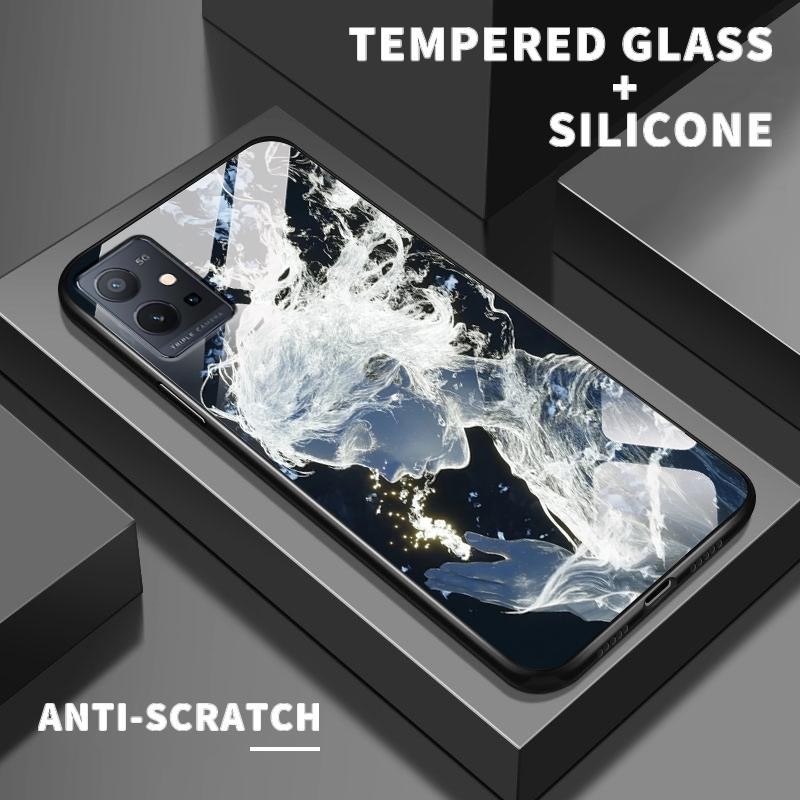 Casing Hp For Vivo T1 5G T1x 4G T2 4G T3 U10 U3x U20 U3 X50 Lite Z1 Z1i Z1 Lite Z1x Z3x Z5i Kaca Sli