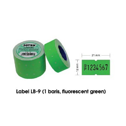 

Label Lb-9 Green Fluorescent 1 Baris