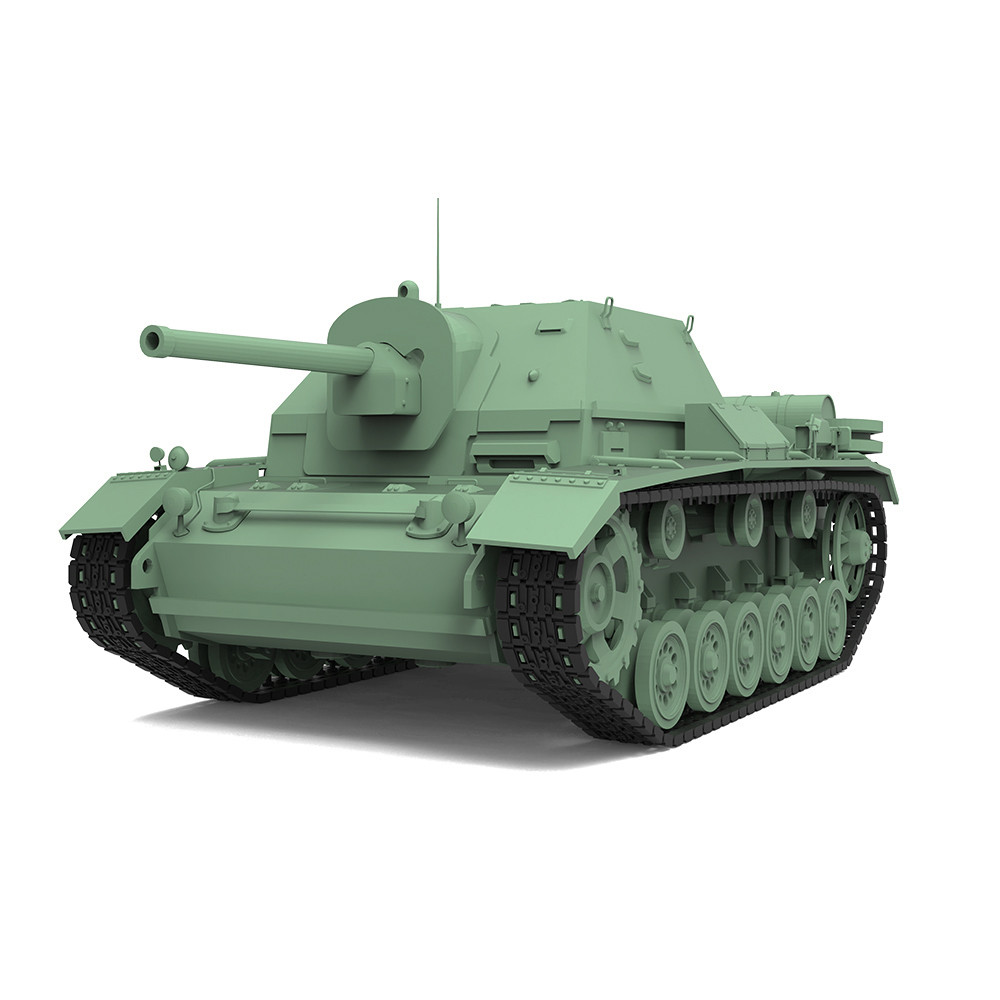 SS72610 1/72 25mm Military Model Kit Soviet SU-76I Tank Destroyer