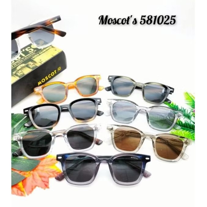 Kacamata Pria Moscot 581025 Lensa Polarised Gagang Tulang Besi