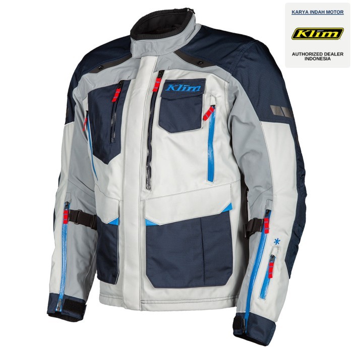 KLIM Carlsbad Jacket Navy Blue/Cool Gray