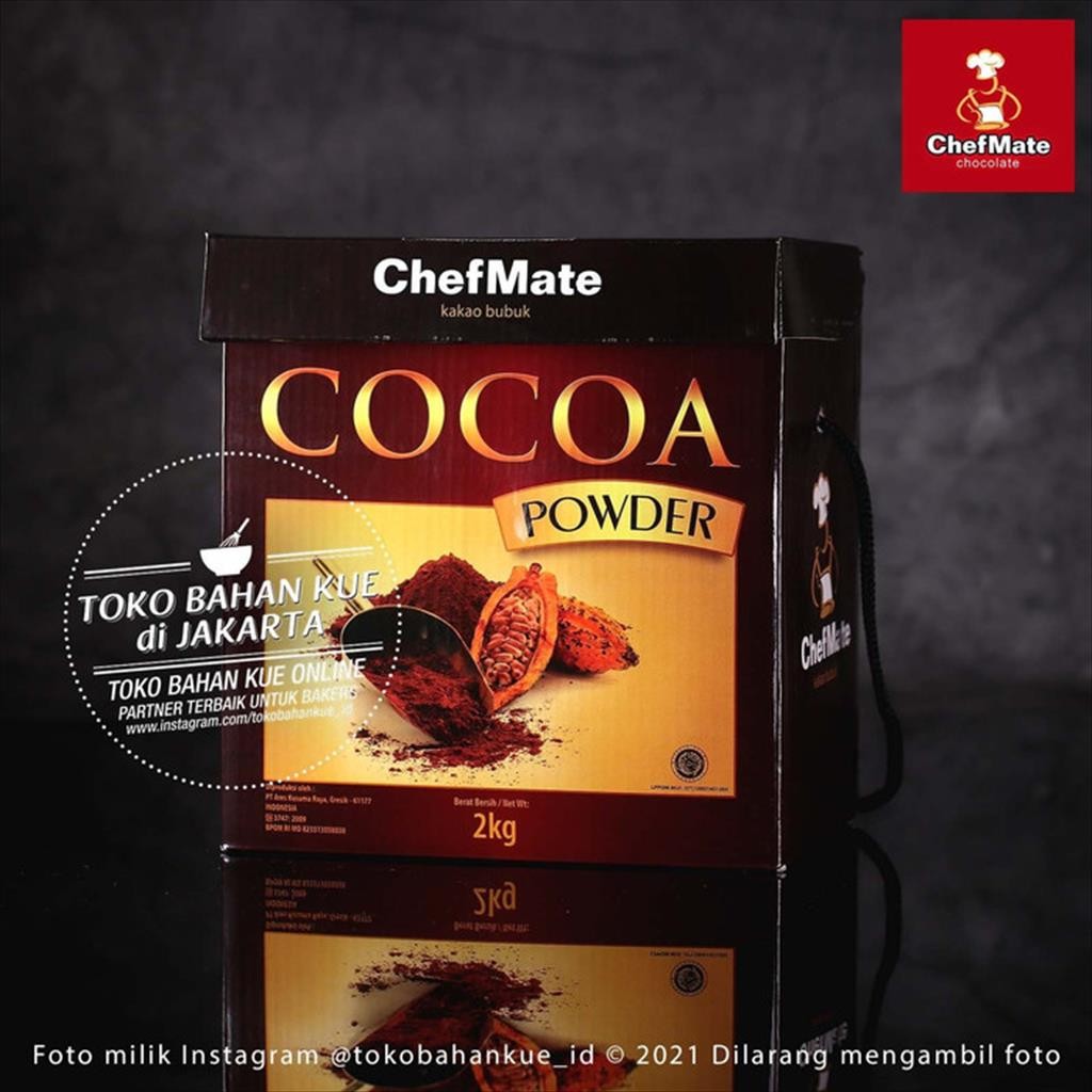 

Chefmate Purecocoa Powder 2kg Coklat Bubuk Murni Cokelat Pure Cocoa