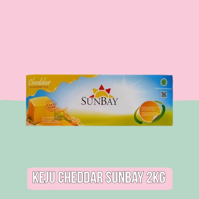 

SUNBAY CHEDDAR CHEESE / KEJU CHEDDAR HIJAU - 2kg