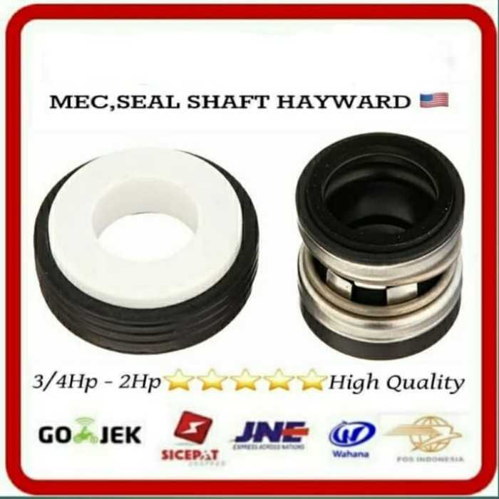 Seal Pompa HAYWARD Mechanical Seal Shaf Pompa Kolam Renang Hayward