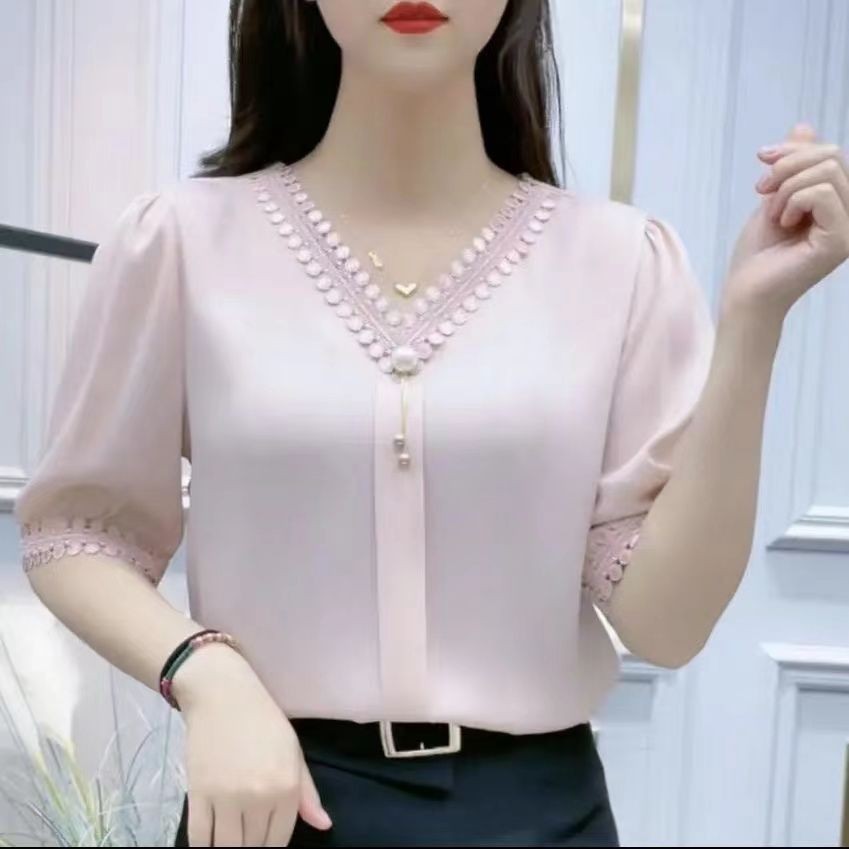 Gaun nenek yang nyaman terbuat dari katun