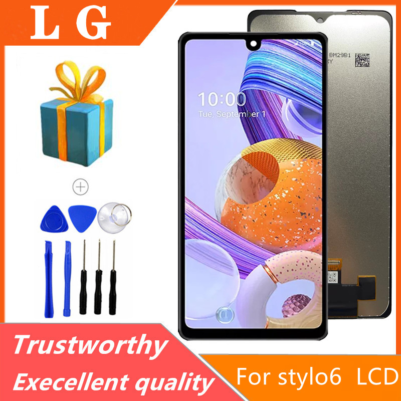 For LG Stylo 6 LCD Display Tou  Screen Digitizer Assembly For LG LM-Q730TM lcd Replacement Accessory