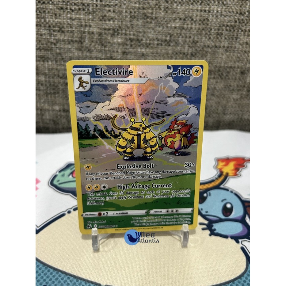 Pokemon TCG English Electivire - GG08/GG70 - Holo Rare Crown Zenith