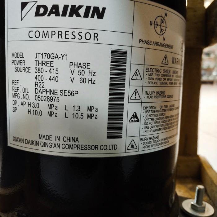 kompresor Daikin JT170GA-Y1 (6pk)