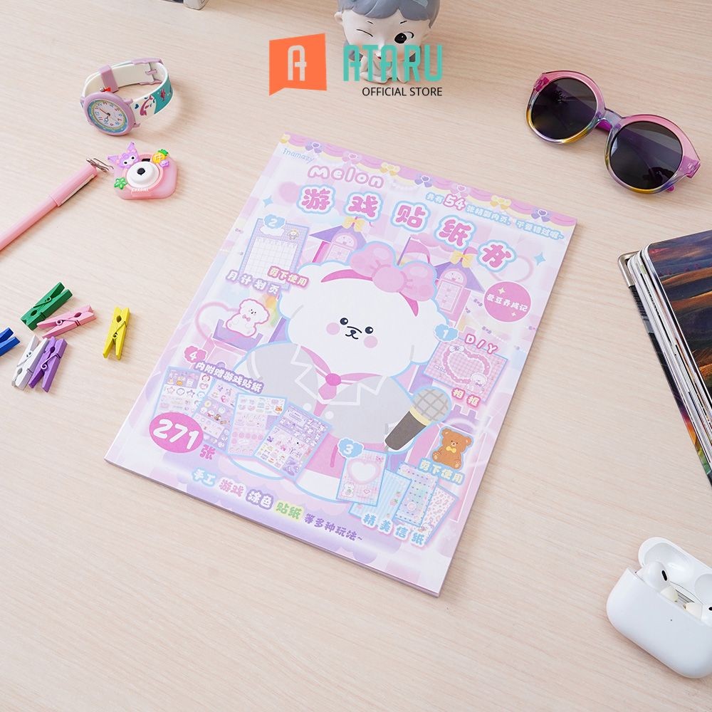 

Ataru Buku Stiker Melon Wswc60102 Stiker Dekoratif Lucu Cute Stickers Deco Sticker Pack Journal Book