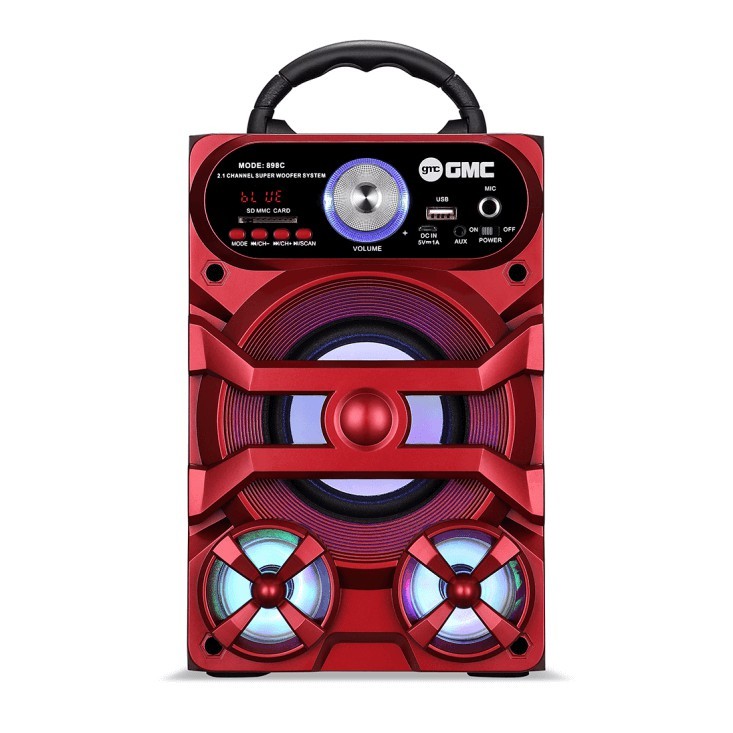 MM - Speaker GMC Salon 898C + mic Bluetooth Portable / speaker bluetooth gmc 897Q + mic high quality