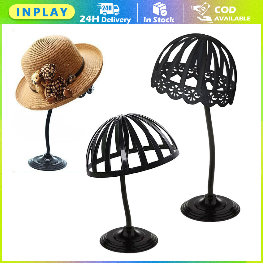 Tempat Penyimpanan Topi / Stand Display Gantungan Topi / Rak Wig / Aksesoris Toko