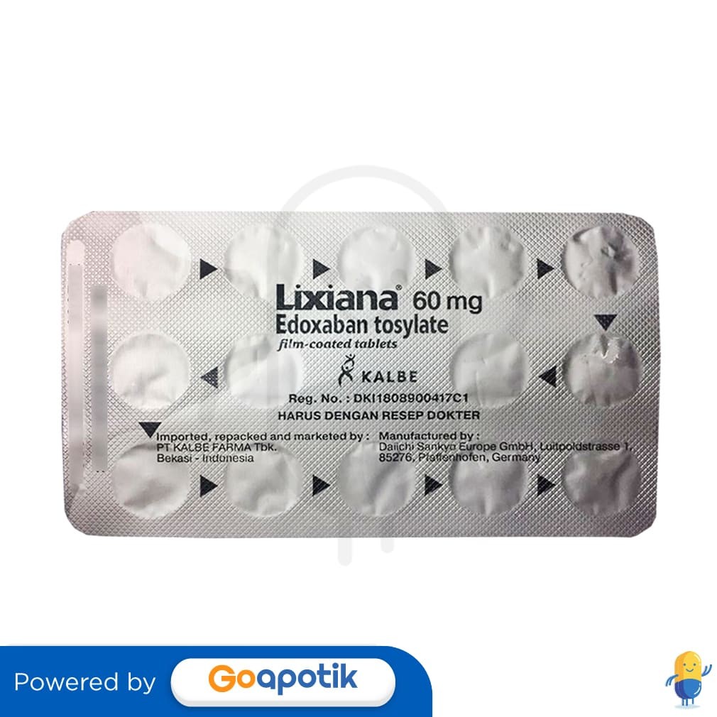 Lixiana 60 Mg Strip 14 Tablet