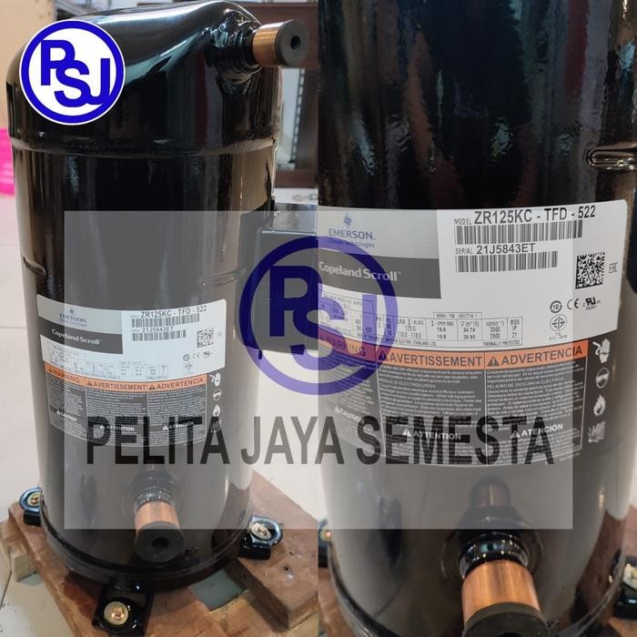 Kompresor AC Copeland ZR125KC-TFD-522 / Compressor Copeland ZR125KC / 10PK R22 ZR125