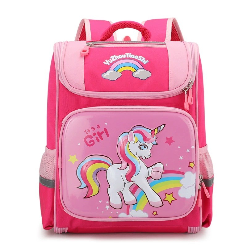 Unicorn Rainbow Backpack – Tas Sekolah Anak Perempuan Lucu & Stylish