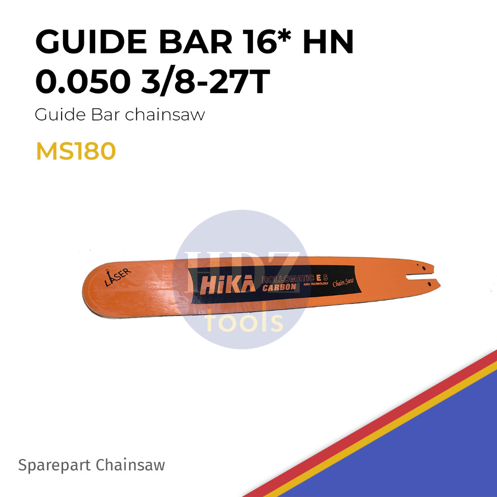 Guide Bar Chainsaw Bilah Gergaji Rantai MS180