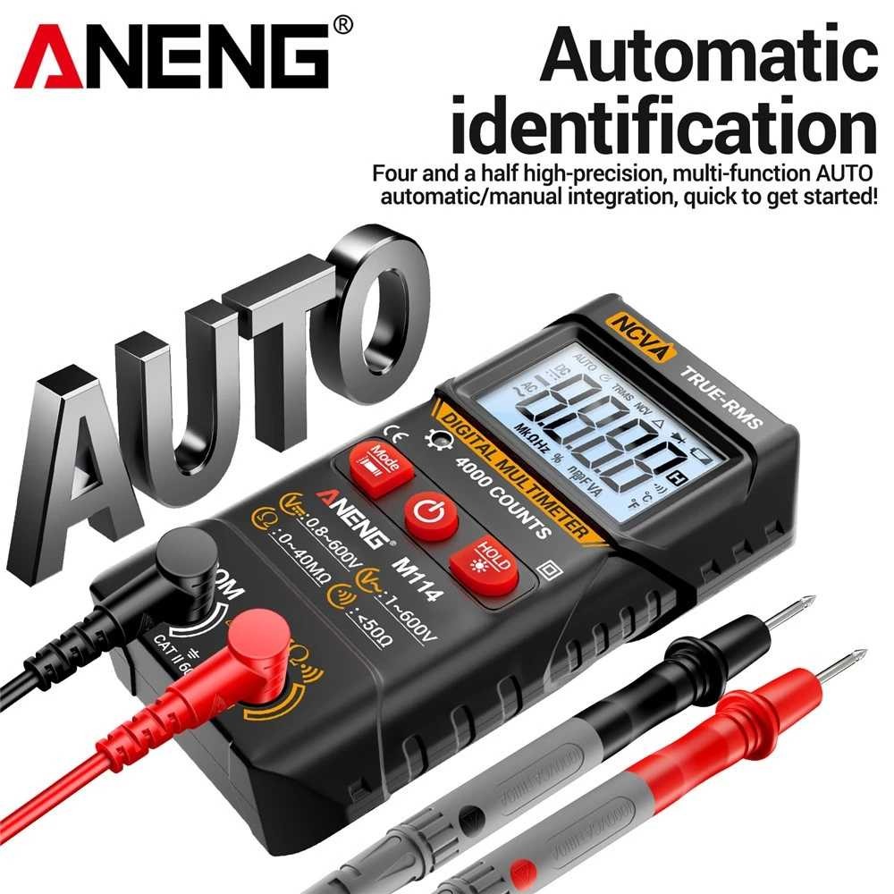 Multi Tester ANENG Digital Multimeter Mini Voltage Tester True RMS - M114