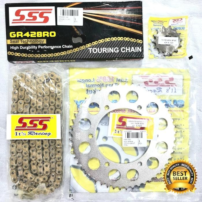 Gear Set SSS Yamaha MT 15 /Yamaha XSR 155 /MT15 Rantai Oring RO O Ring