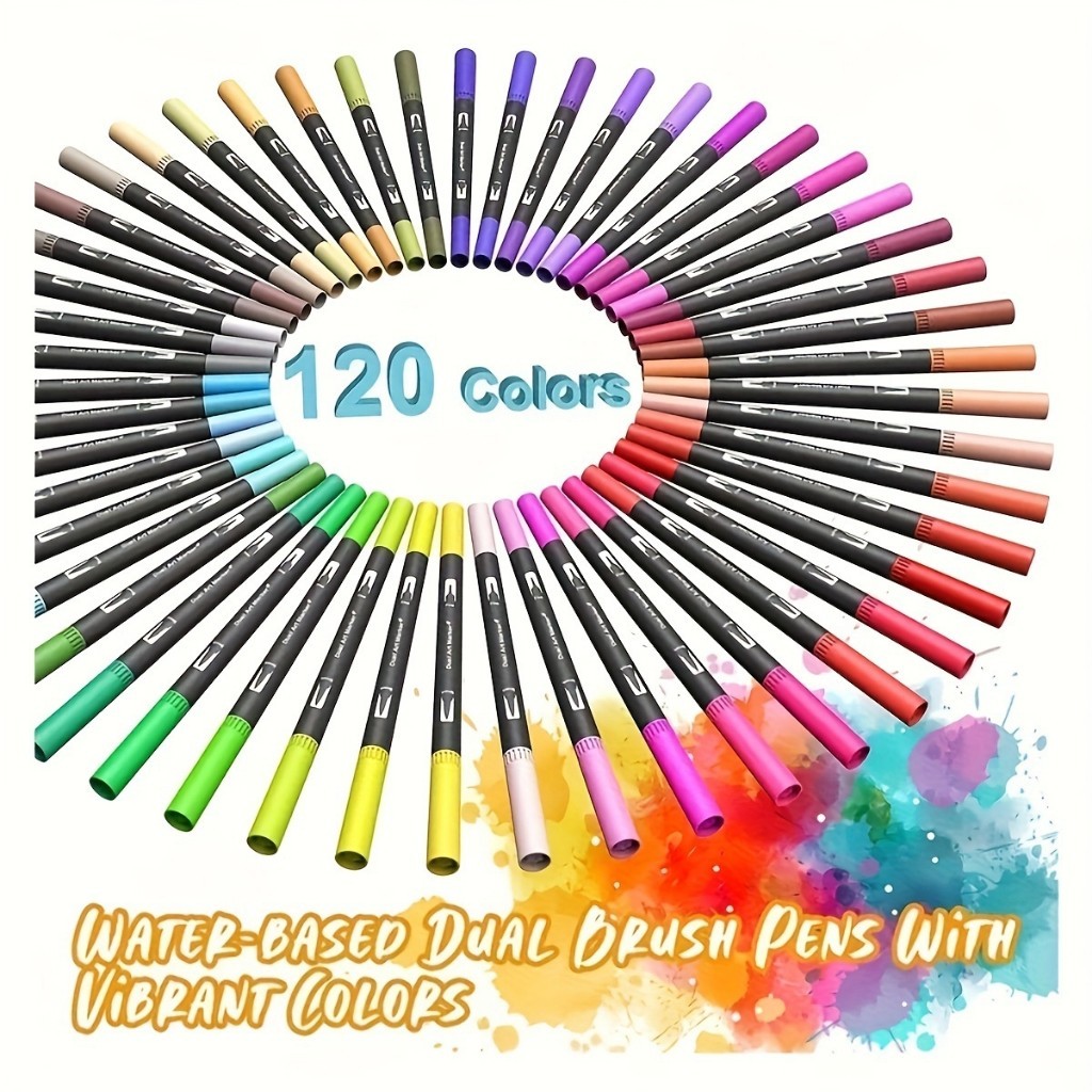 

JAMIN MURAH !!!【Dotding】Dual Tip Pulpen Sikat 72/100/120/168 Warna Sketsa Menggambar Manga Dual Head spidol Warna Air Pena untuk Menggambar Animasi Mewarnai Books Desain Perlengkapan Seni H403(BISA LANGSUNG ORDER)