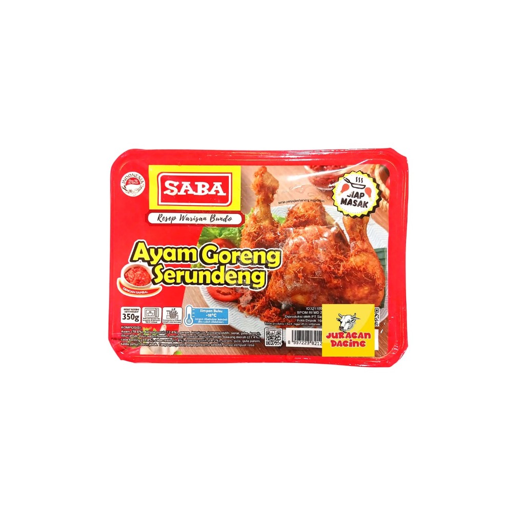 

Saba Ayam Goreng Serundeng 350gr