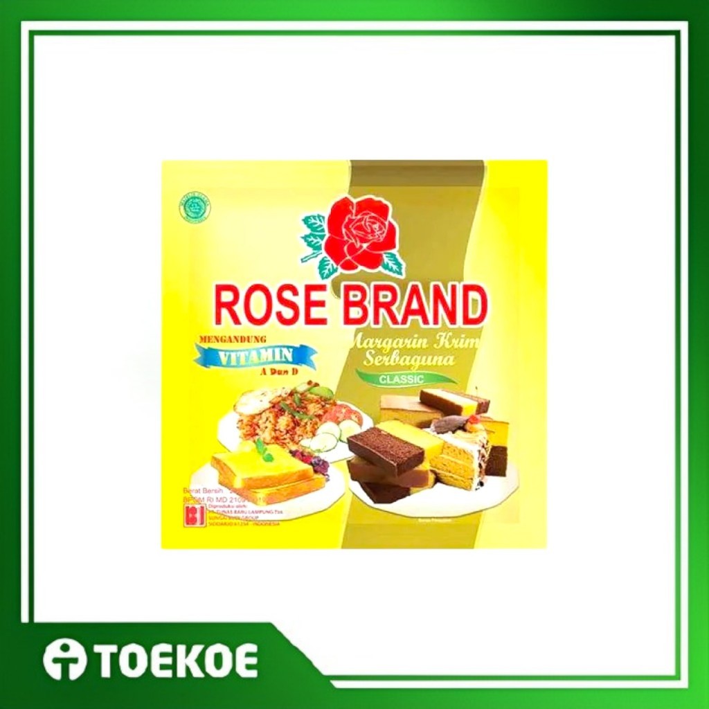 

TOEKOE Rosebrand Margarin Serbaguna 200g - Margarin/Mentega