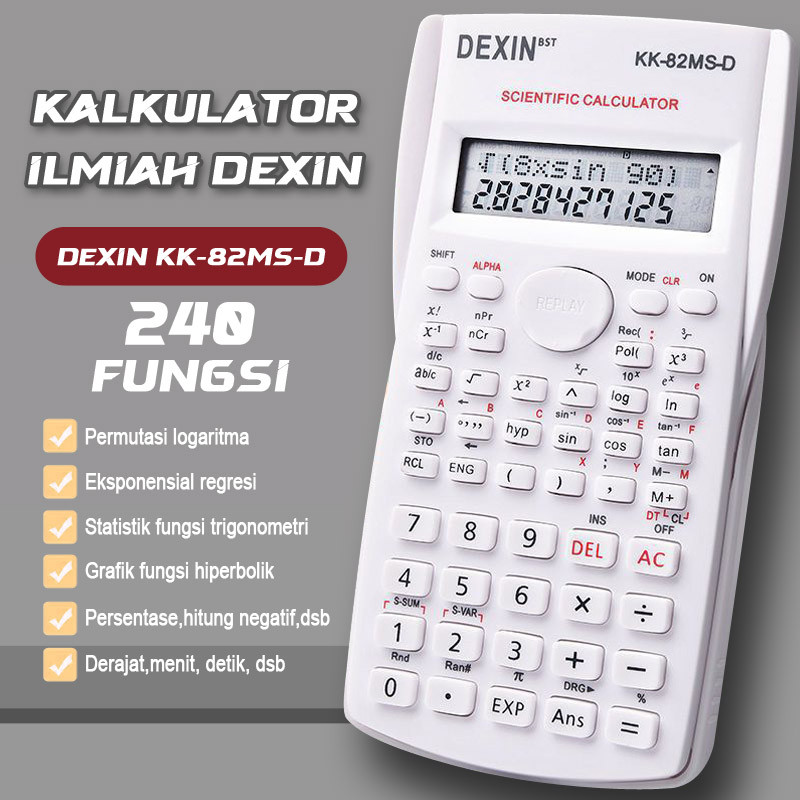 

Kalkulator Scientific 24 Fungsi Color Function Scientific Kalkulator Kilmiah 1700 Best Seller