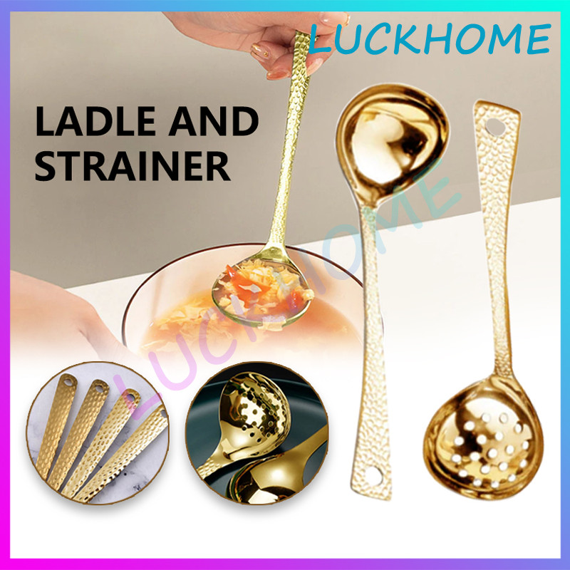 Sendok Sup Gold Sendok Kuah Gold Centong Kuah Gold Sup Soup Kuah Sayur Sendok Sup Sayur Stainless Ga