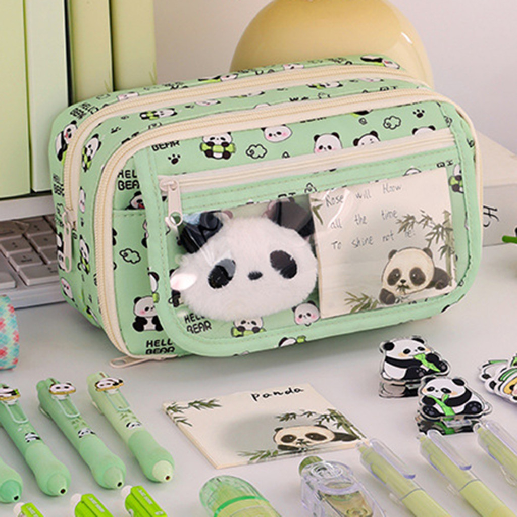 

Pencil Pouch Portable and Zipper Makeup Bags School Pencil Bag Marker Pen Case Pen Pencil Bag for Adults Kids Students Children