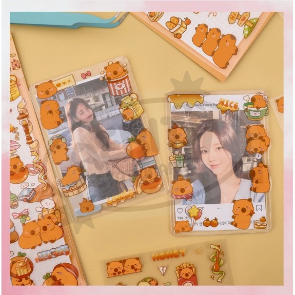 

AS PROMO STICKER WATERPROOF KARTUN KAPIBARA CAPYBARA MOTIF KARTUN LUCU A-SK014