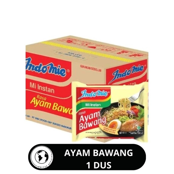 

Mie Instant Indomie Rasa Ayam Bawang 1 Dus atau Box