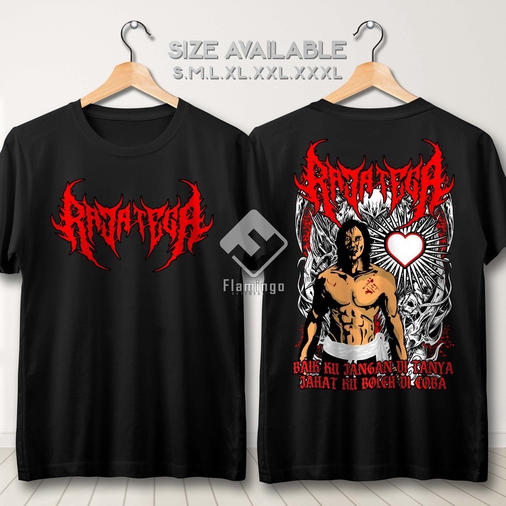 Kaos PSHT Raja Tega Baik Jangan Ditanya Jahat Boleh Dicoba Baju Pencak Silat Perguruan Setia Hati Te