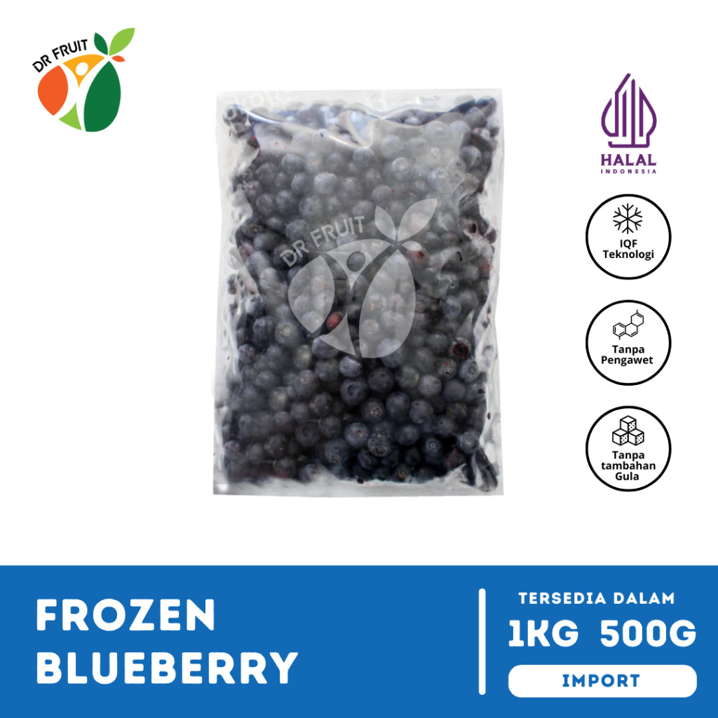 

Buah Blueberry Beku / Frozen Blueberry (IQF)