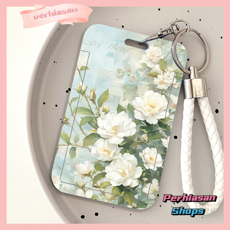 

【Perhiasan Shops】ID CARD HOLDER MOTIF KAWAII TEMPAT KARTU PHOTOCARD PHOTO CARD Dilengkapi Dengan Tali Tangan Berkualitas Tinggi Mendukung Diskon Untuk Pembelian Grosir,Bunga Melati